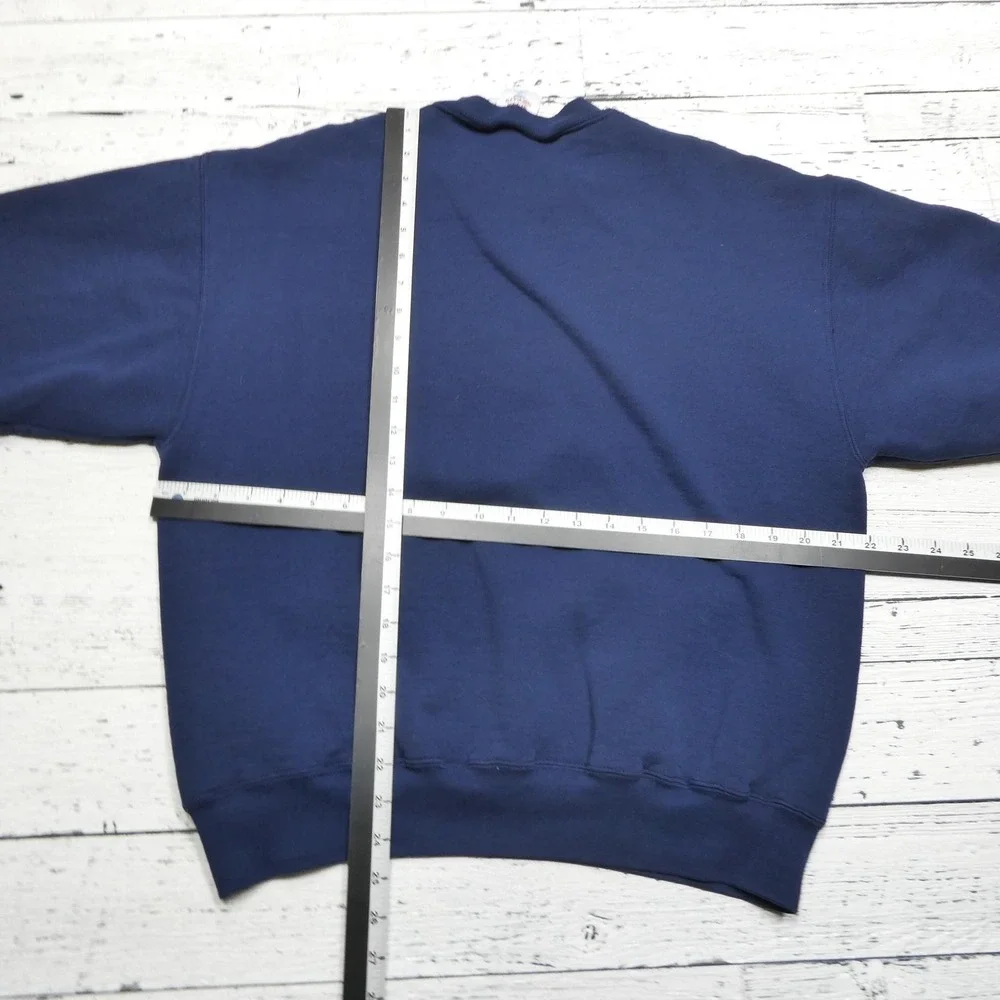 Vintage Lake Vermilion Sweatshirt Mens Medium Blue Jerzees Fleece Crewneck‎ 90s